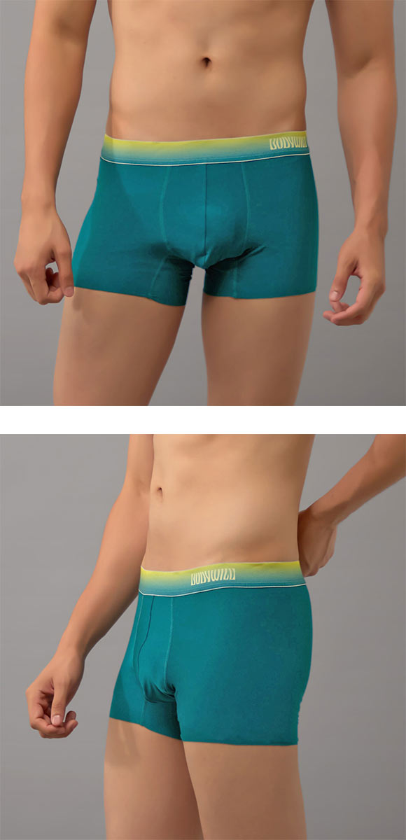 グンゼ BODY WILD EZX カットオフ ボクサーパンツ グラデーション