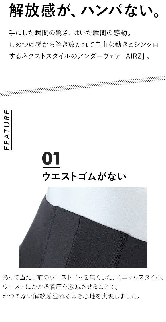 グンゼ GUNZE ボディワイルド BODY WILD エアーズ AIRZ ボクサーパンツ メンズ 日本製 前とじ ショートタイプ