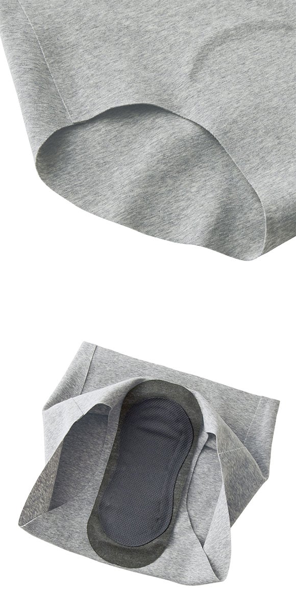 グンゼ GUNZE セルフェア SELFEAR 完全無縫製 ひびきにくい 吸水ショーツ 吸水量10cc レギュラーショーツ 単品