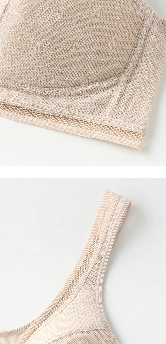 グンゼ COOLMAGIC 抜群の通気性。 ノンワイヤー ブラジャー レディース GUNZE ひびきにくい