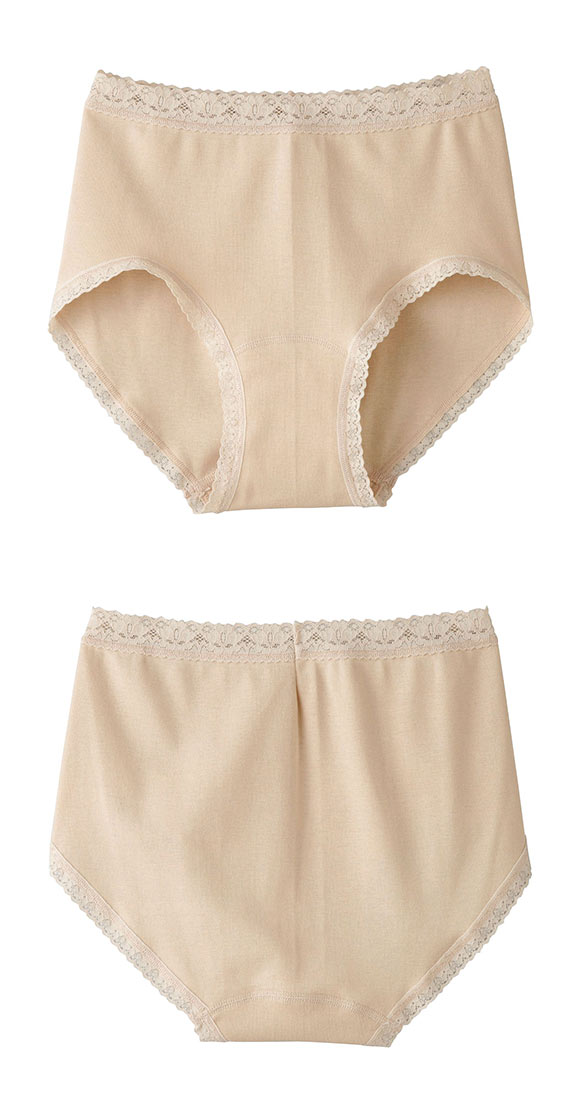 グンゼ いいここち 綿100％ やさしーく包み込む レギュラーショーツ ローレッグ 深め レディース GUNZE