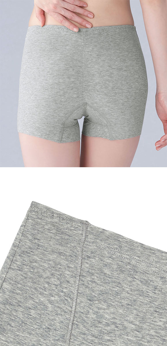 グンゼ GUNZE ひびきにくい 綿85％ サニタリーショーツ レディース 消臭 単品