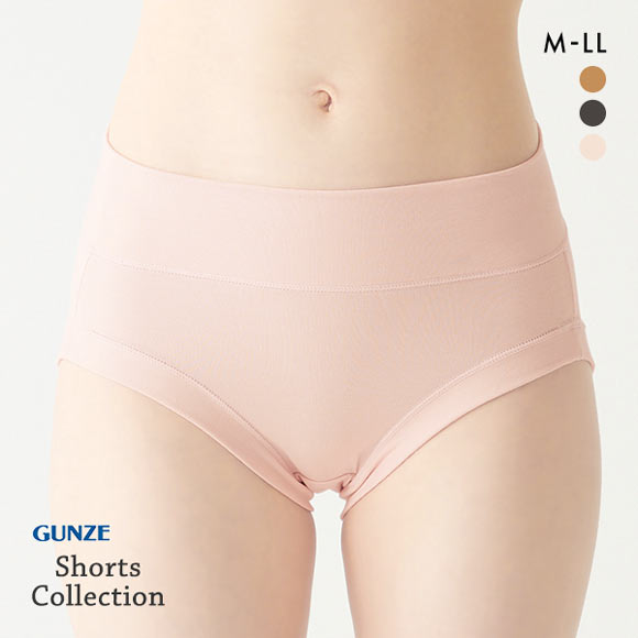 グンゼ GUNZE いいここち シルク混 レギュラーショーツ レディース 股上深め ハイウエスト 単品