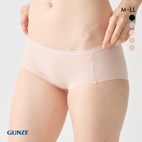 グンゼ GUNZE いいここち ひびきにくい綿85％ ショーツ 浅め レディース ローレッグ 単品