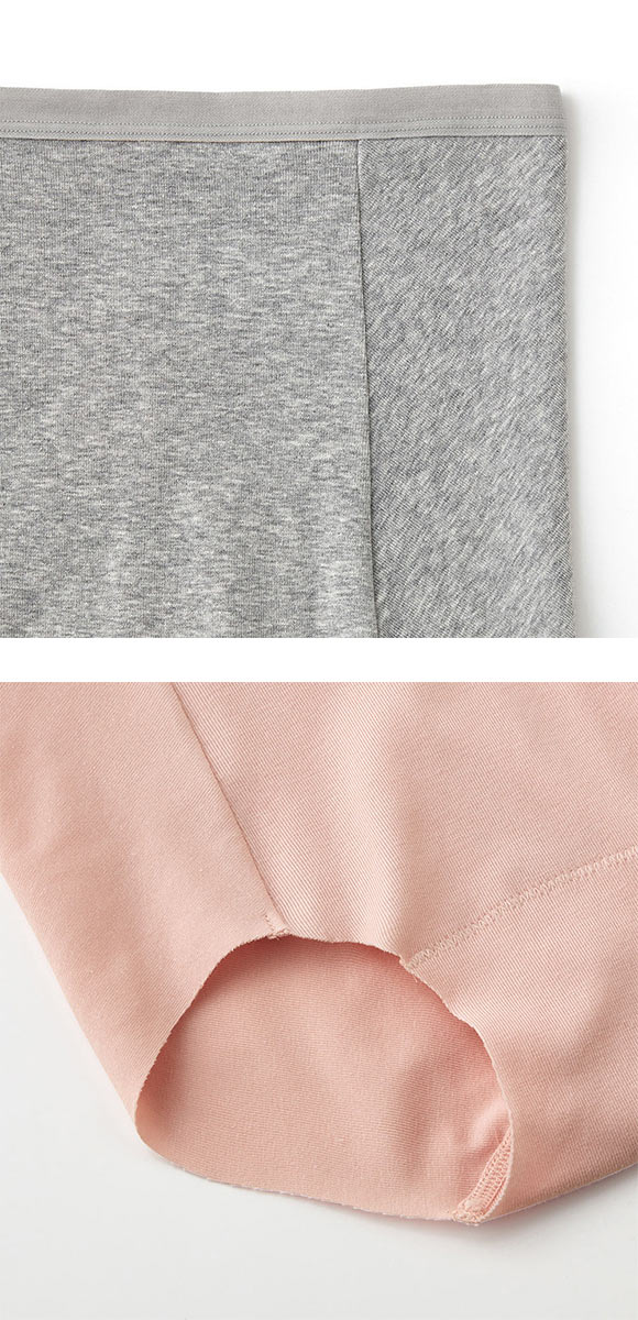 グンゼ GUNZE いいここち ひびきにくい綿85％ ショーツ 超深め レディース ローレッグ 単品