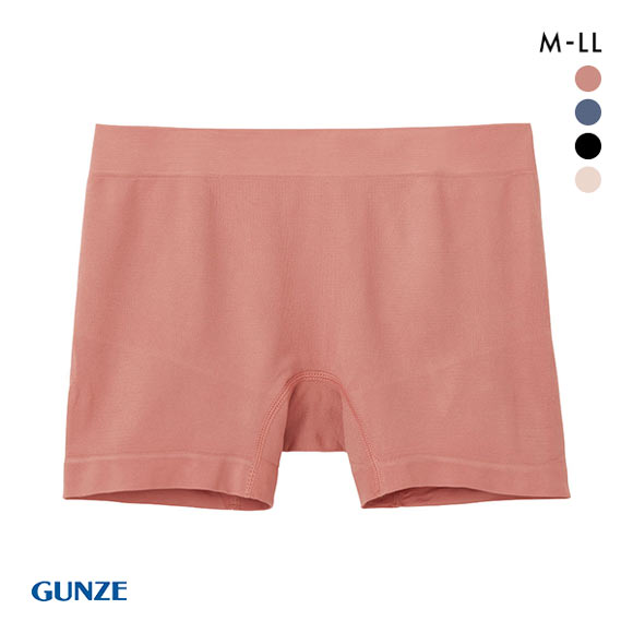 グンゼ GUNZE hadaka ハイゲージ3D成型 1分丈 ショーツ レディース 深め ハイウエスト 単品