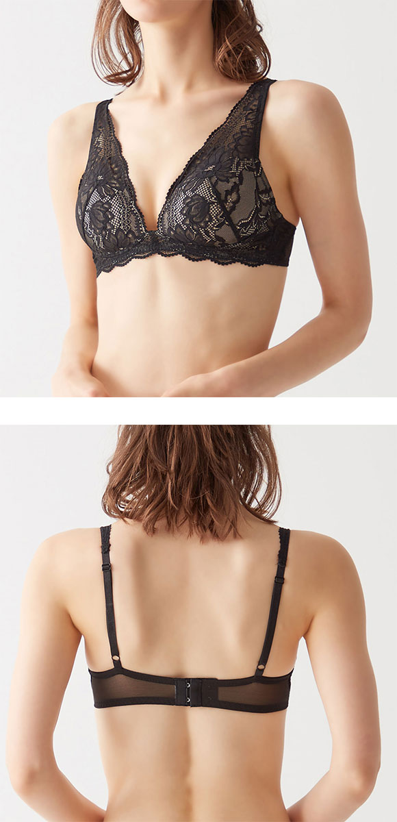 グンゼ GUNZE トゥシェ Tuche ふわっと盛れるワイヤレス ブラジャー ノンワイヤー レディース 単品