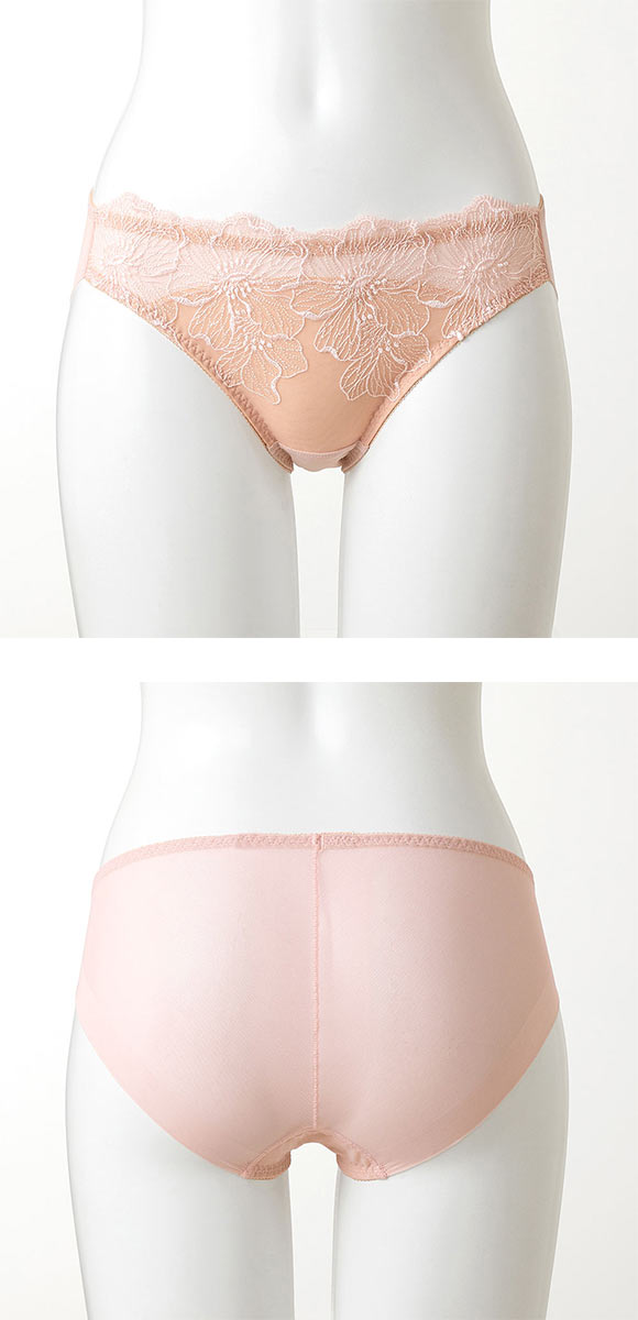 グンゼ GUNZE トゥシェ Tuche more more sheer BRA ペアショーツ レディース ひびきにくい ヘム 単品