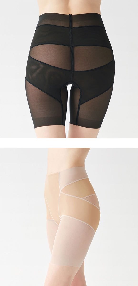 グンゼ GUNZE キレイラボ KIREILABO 軽Make 骨盤サポート ロングガードル レディース 補正下着