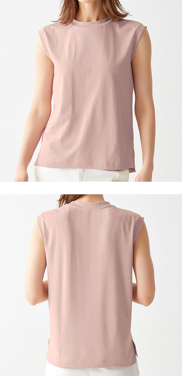 グンゼ GUNZE キレイラボ KIREILABO ノースリーブTシャツ 肌側綿100％ トップス レディース