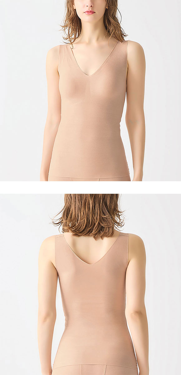 グンゼ キレイラボ 完全無縫製　綿混 ラクして キュット シルエット ブラタンクトップ GUNZE