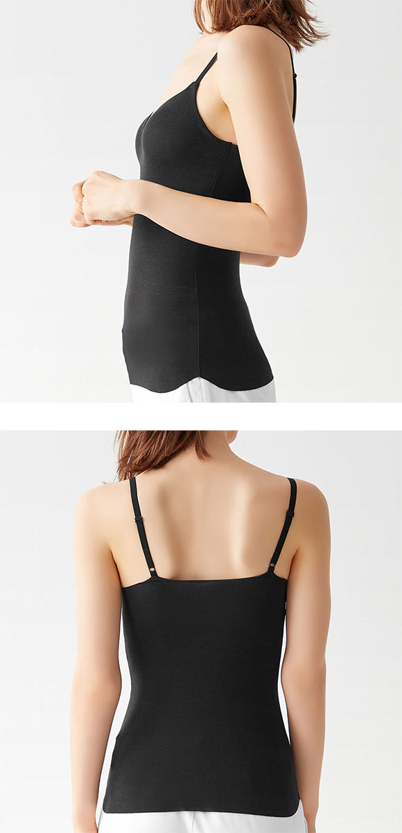 グンゼ GUNZE キレイラボ KIREILABO フィッテ Fitte COOL ブラキャミソール カップ付き インナー レディース 接触冷感