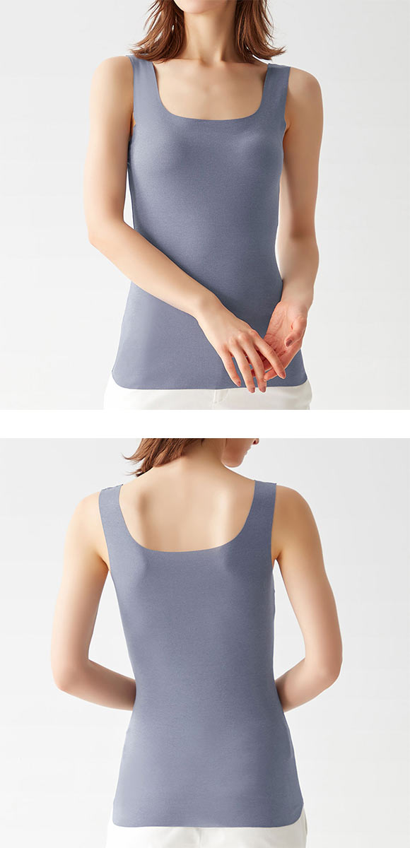 グンゼ GUNZE キレイラボ KIREILABO フィッテ Fitte COOL ブラタンクトップ インナー レディース