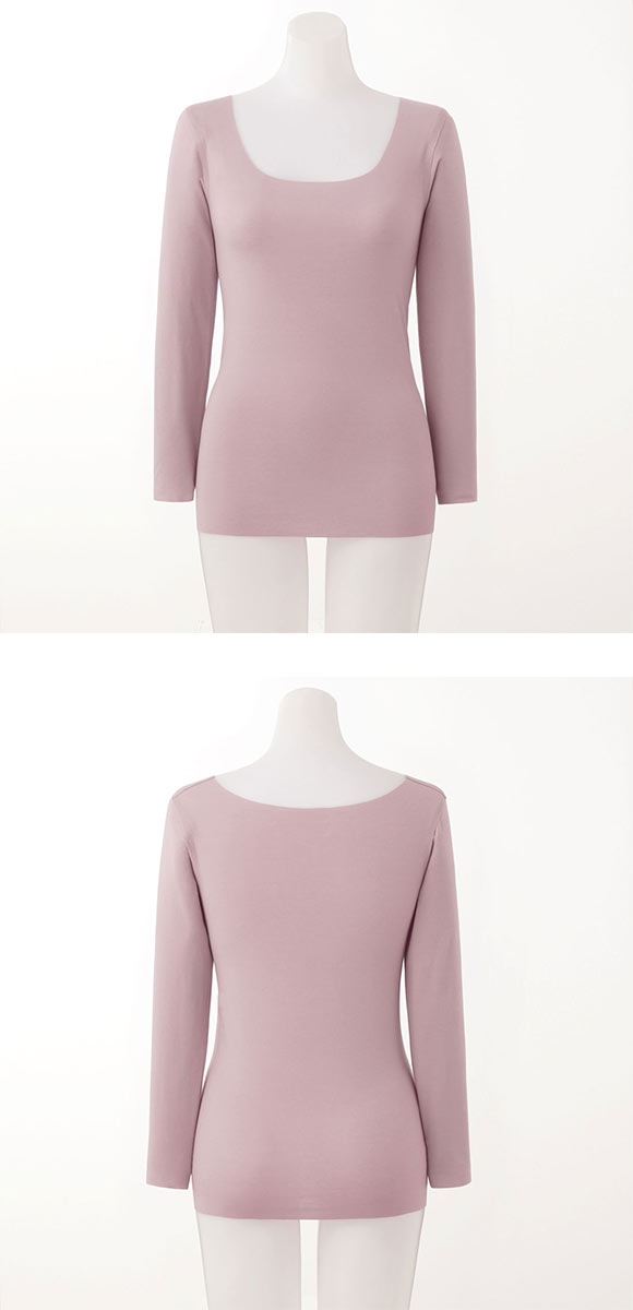 グンゼ GUNZE キレイラボ KIREILABO 吸湿発熱 8分袖 シャツ