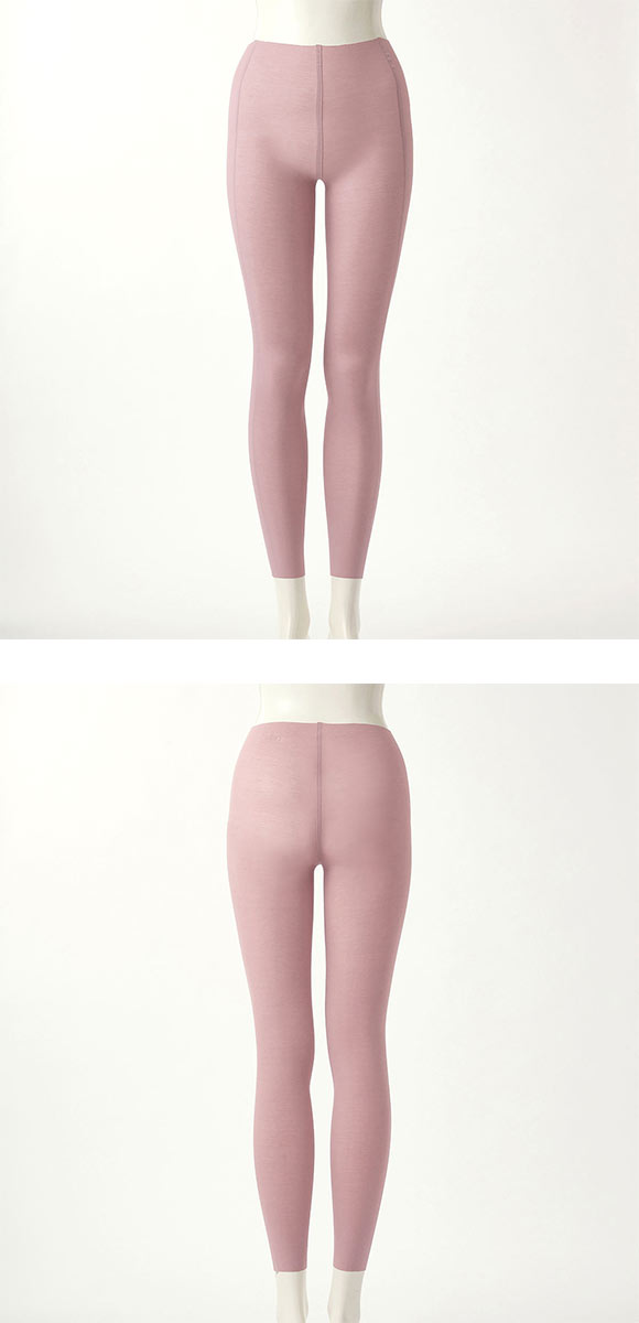 グンゼ GUNZE キレイラボ KIREILABO 完全無縫製 ボトムス スパッツ インナー レディース 9分丈 保湿 薄手 シームレス