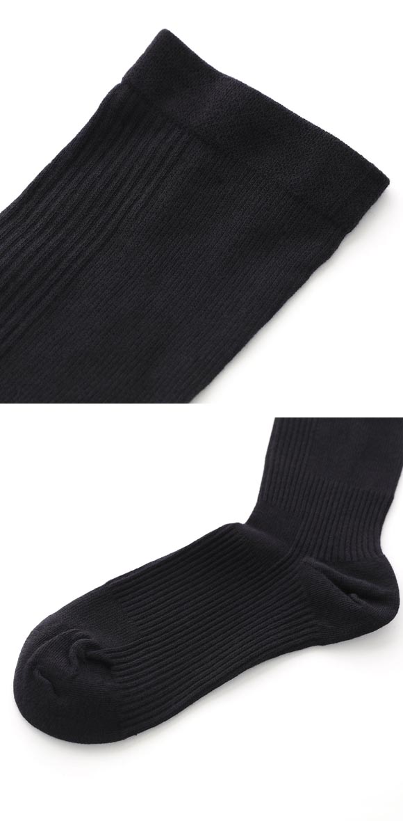 グンゼ KIREILABO Fitte オーガニックコットン混 ハイソックス かかと内側シルク レディース レッグウェア GUNZE キレイラボ