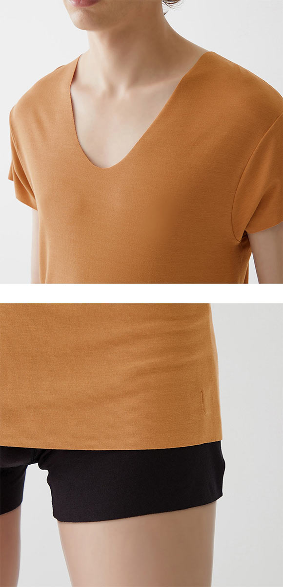 グンゼ GUNZE アドバンスレーベル ADVANCE LABEL Uネック 半袖 シャツ メンズ カットオフ 持続消臭