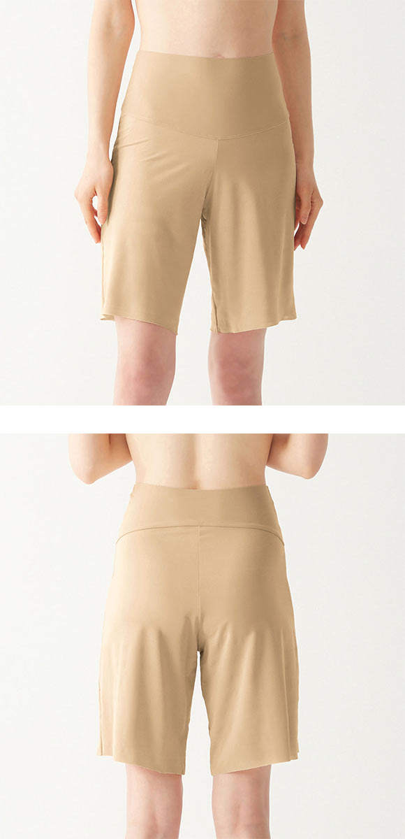 グンゼ アドバンスレーベル ペチパンツ 50cm丈 レディース フレアパンツ インナー GUNZE ADVANCE LABEL