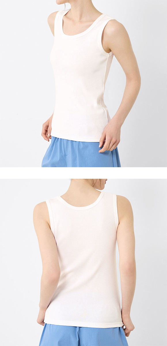 グンゼ アドバンスレーベル リブ タンクトップ レディース インナー GUNZE ADVANCE LABEL