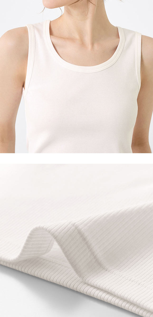 グンゼ アドバンスレーベル リブ タンクトップ レディース インナー GUNZE ADVANCE LABEL