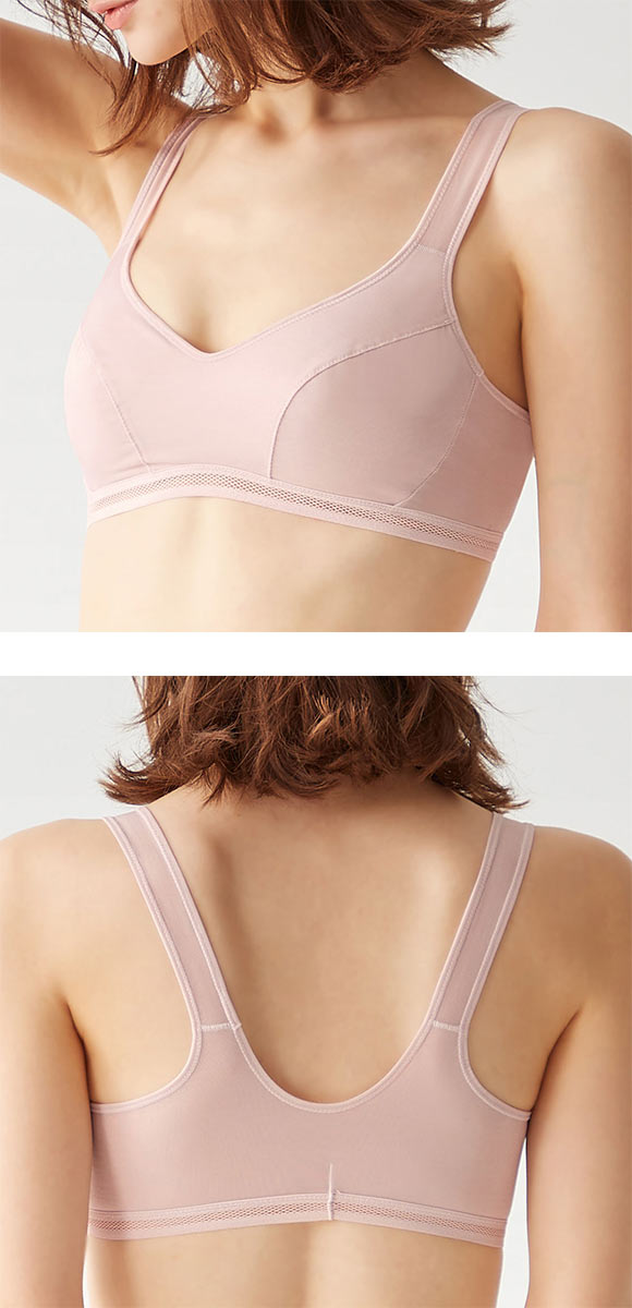 グンゼ GUNZE クールマジック COOLMAGIC ノンワイヤー ブラジャー レディース 単品