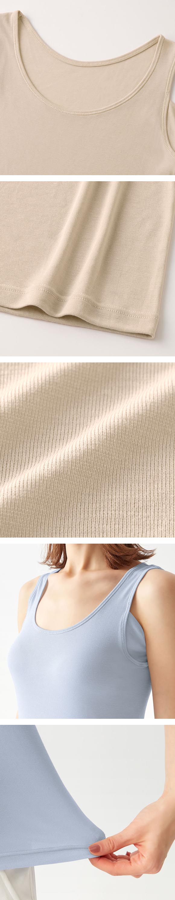 グンゼ GUNZE アセドロン 汗取り付き タンクトップ インナー レディース