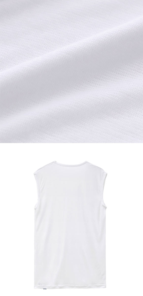 グンゼ COOLMAGIC 圧巻の通気性 Vネックスリーブレスシャツ 吸汗速乾 消臭 冷感 GUNZE クールマジック