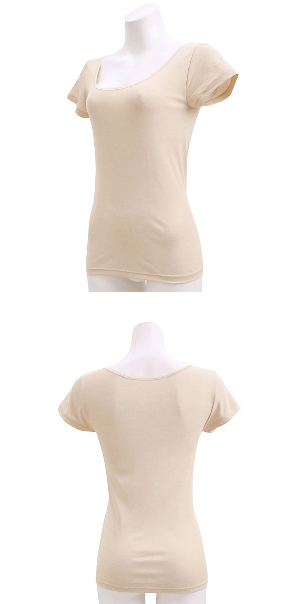 グンゼ GUNZE クールマジック COOLMAGIC 着る日焼け止め 汗取り付き 2分袖インナー 吸汗速乾 抗菌防臭