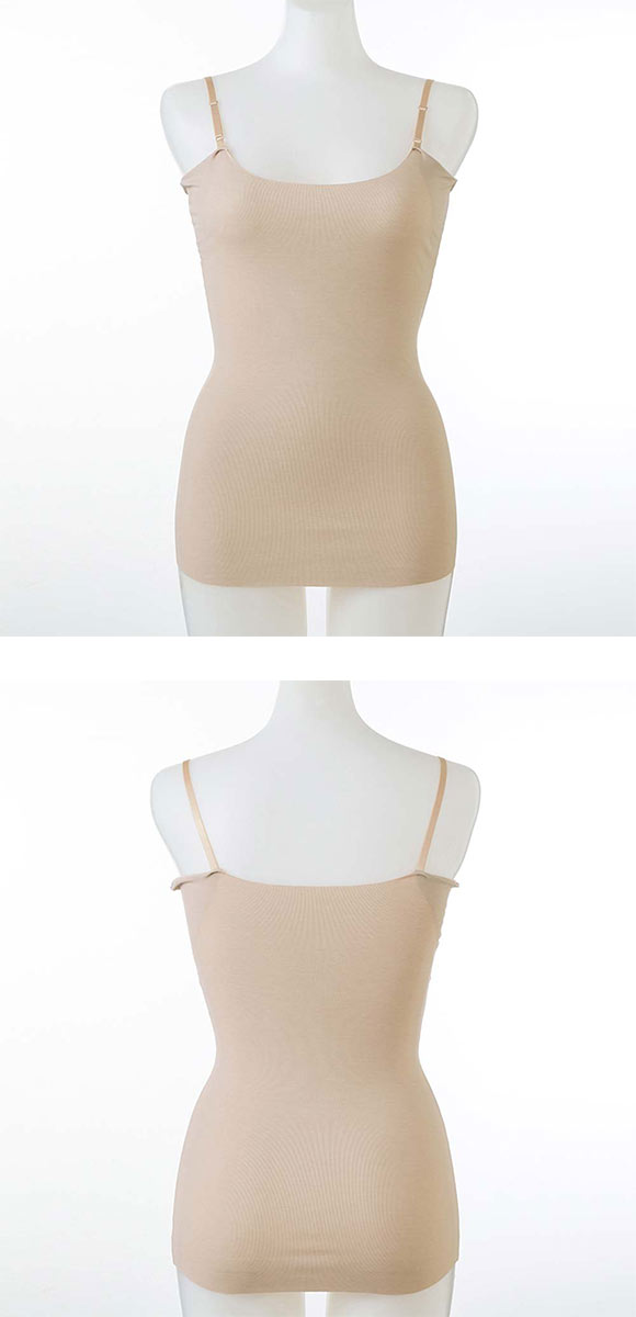 グンゼ GUNZE クールマジック COOLMAGIC 素肌さらり 汗取り付 キャミソール レディース 汗 ひびきにくい カットオフ 吸汗速乾 防臭