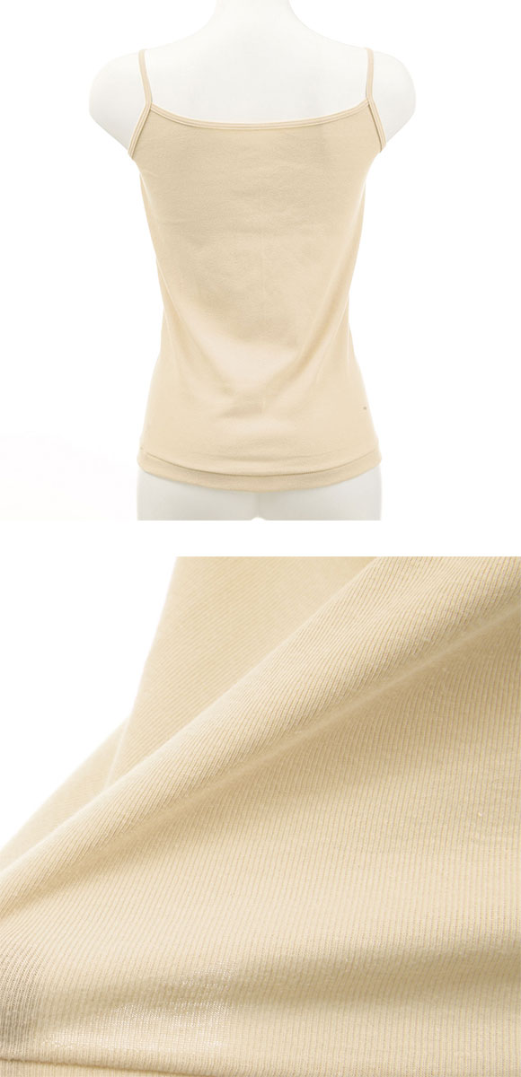 グンゼ GUNZE キテミル kitemiru 綿100％ 柔らかコットン キャミソール