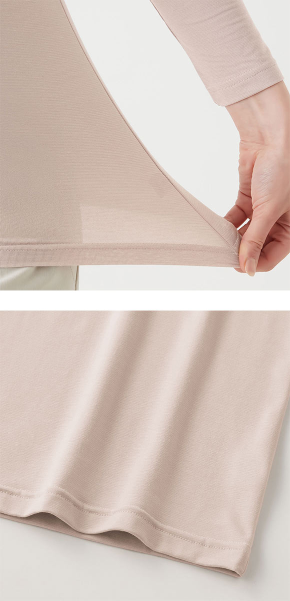 グンゼ ファイヤーアセドロン 8分袖 シャツ レディース インナー 薄手 GUNZE FIREアセドロン