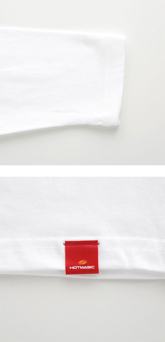 グンゼ GUNZE ホットマジック HOTMAGIC 優しく温か。 9分袖 シャツ メンズ クルーネック 長袖 インナー 発熱綿