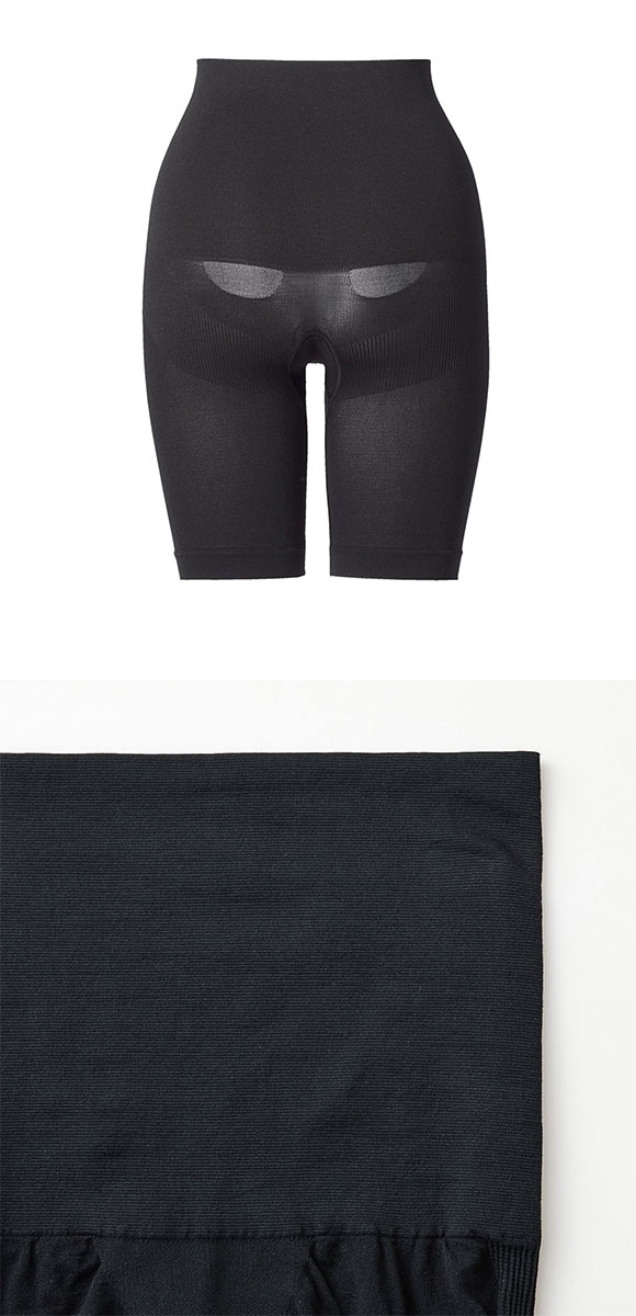 ライザップ RIZAP ショート丈 レギンス レディース シームレスタイプ カロリー消費 補正下着