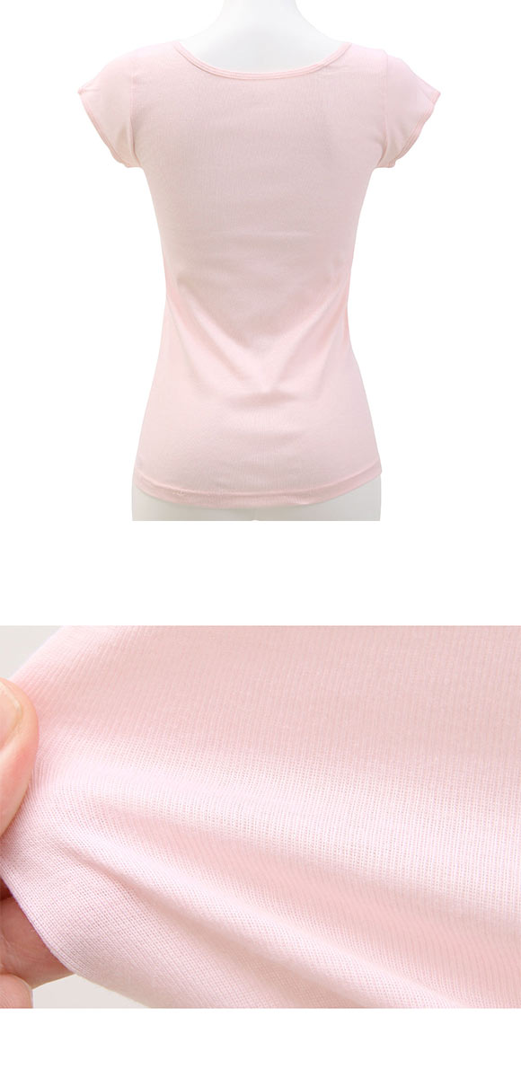 グンゼ GUNZE トゥシェ Tuche 着るコスメ フレンチ袖インナー 綿100％ 天然美容成分配合