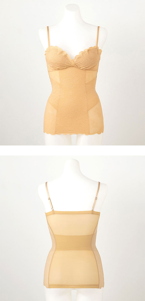 グンゼ GUNZE トゥシェ Tuche ミューズメーカー MUSE MAKER くびれくっきり カップ付キャミソール