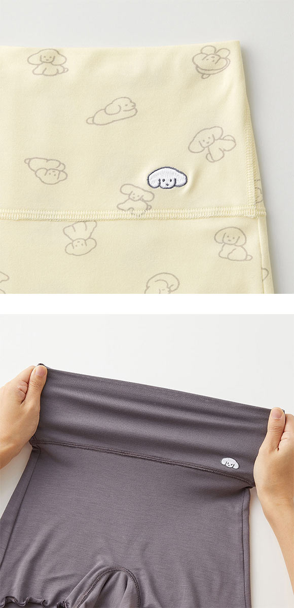 グンゼ GUNZE トゥシェ Tuche NIGHT ハラマキ付 ショーツ レディース 腹巻 1分丈 レーヨン混