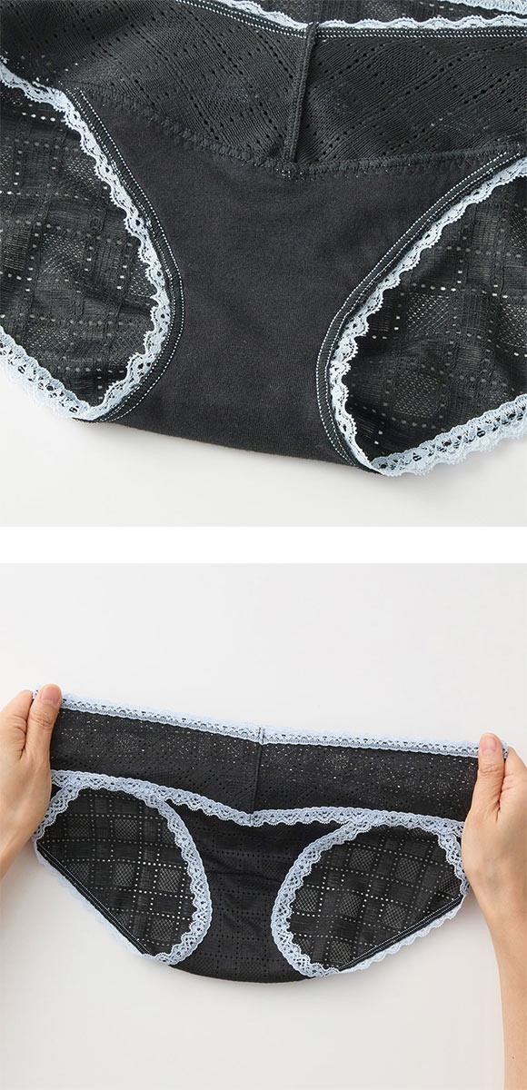 グンゼ GUNZE トゥシェ Tuche ハーフショーツ スタンダード 総レース ローライズ レディース 単品