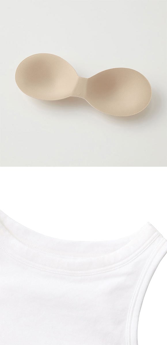 グンゼ GUNZE トゥシェ Tuche パッド付インナー アメリカンスリーブ レディース インナー 綿混