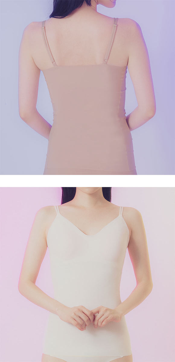 グンゼ アントゥシェ ブラキャミソール ガールズインナー カップ付き インナー ブラトップ GUNZE unTuche