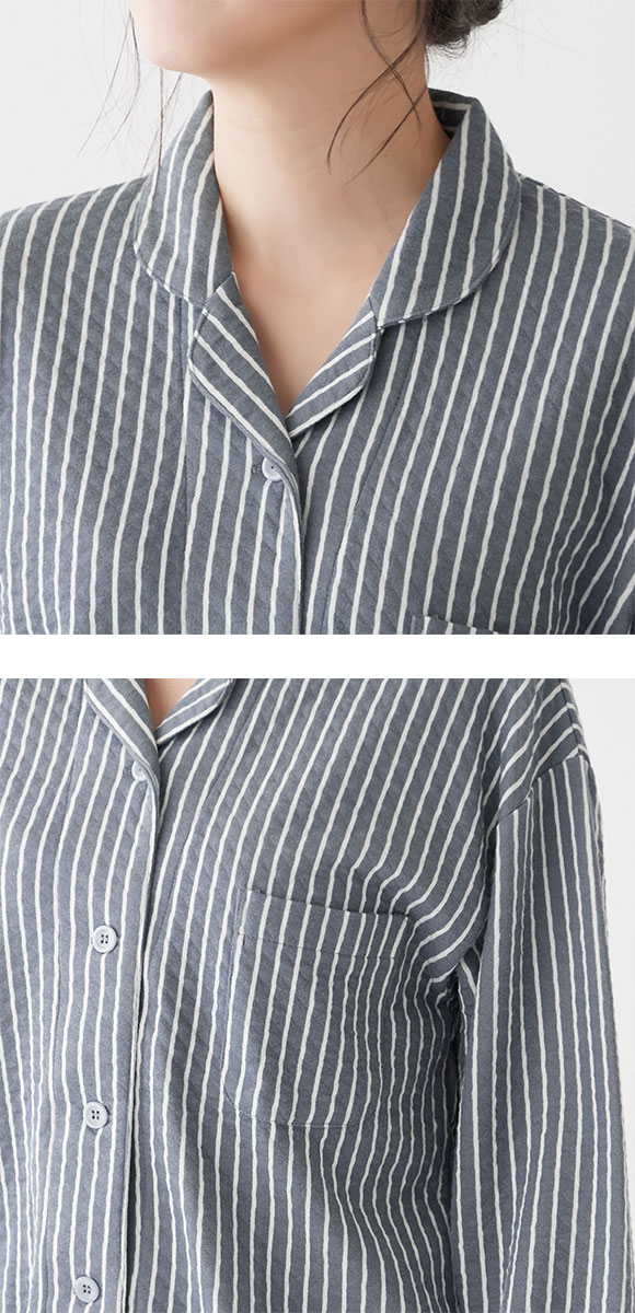 グンゼ ファイヤーアセドロン キルトパジャマ 長袖・長パンツセット レディース ルームウェア GUNZE