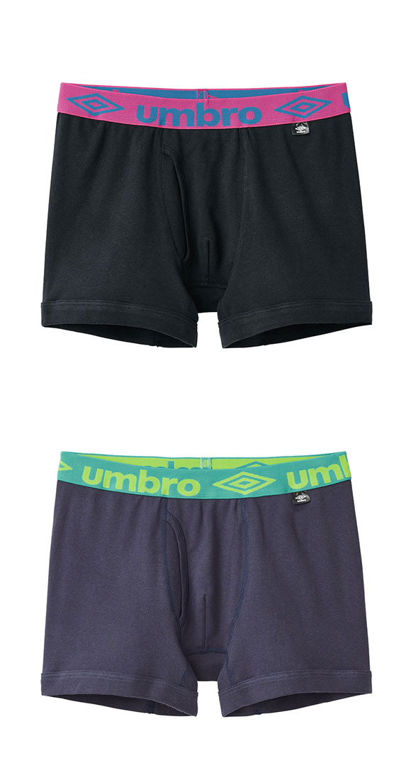 アンブロ UMBRO 3P ボクサーパンツ 3枚組 メンズ ソリッド コットン 前あき 綿100％