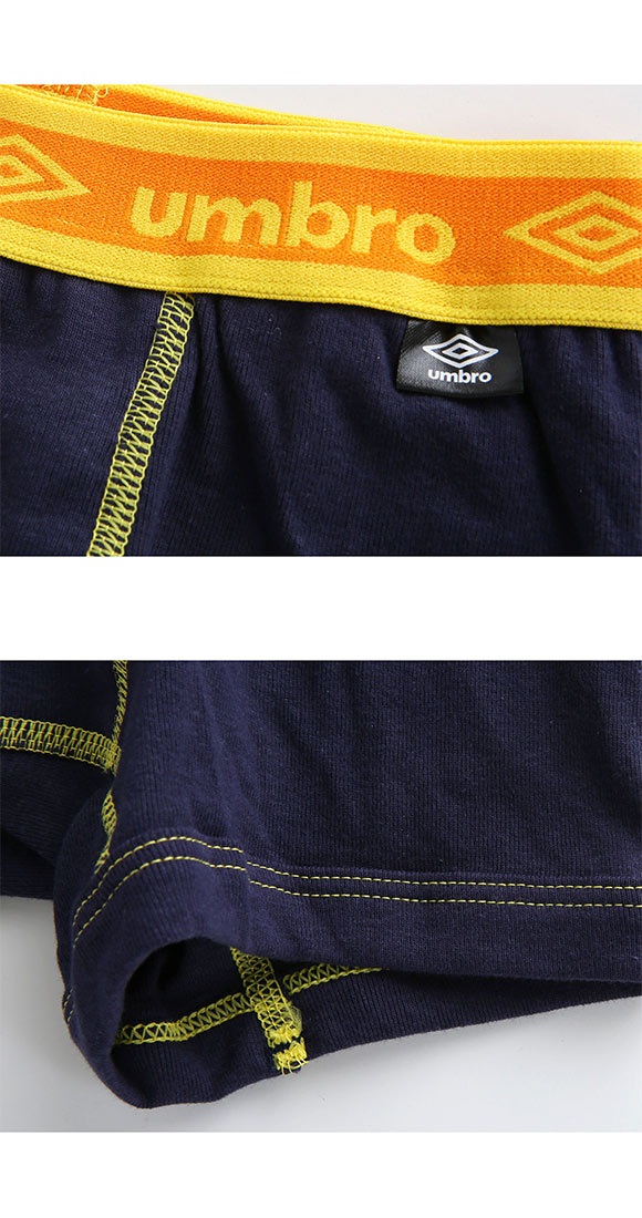 アンブロ UMBRO キッズ ジュニア ボクサーパンツ 2枚セット ボーイズ 男の子 前あき 綿100％