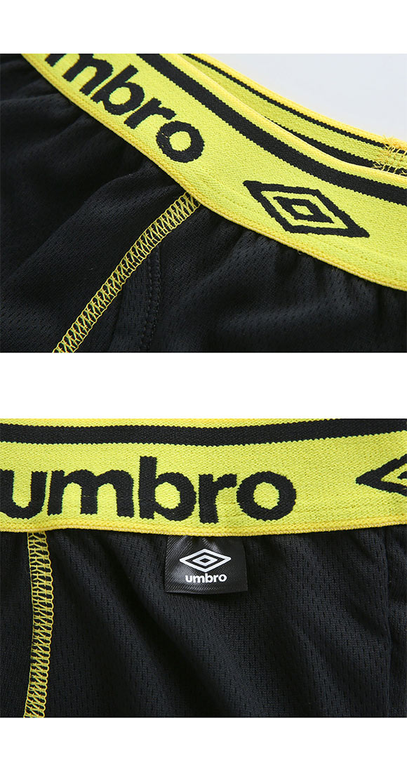 アンブロ UMBRO キッズ ジュニア ボクサーパンツ 2枚セット 男の子 前あき メッシュ 吸汗速乾