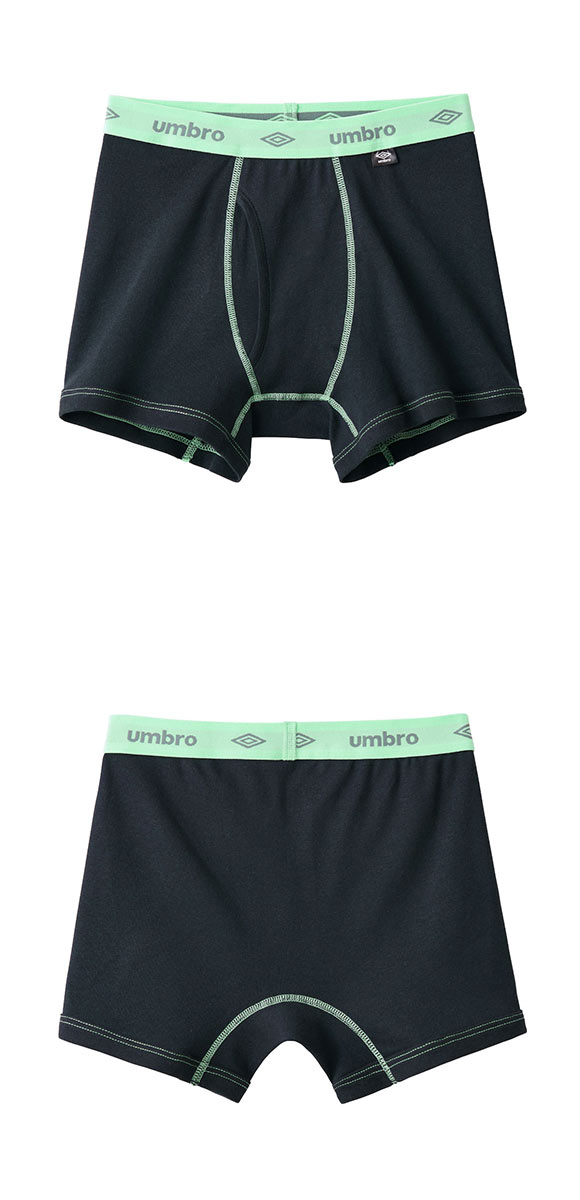 アンブロ 綿100％ ボクサーパンツ ボーイズ 2枚組 UMBRO