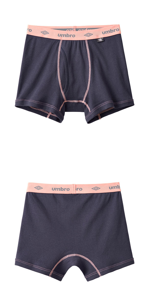 アンブロ 綿100％ ボクサーパンツ ボーイズ 2枚組 UMBRO