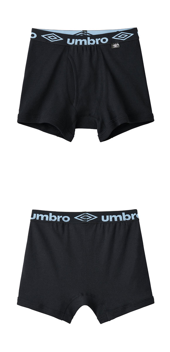 アンブロ 綿100％ ボクサーパンツ ボーイズ 2枚組 UMBRO