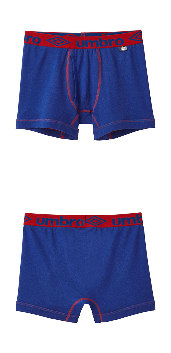 アンブロ UMBRO ボクサーパンツ メンズ ソリッド コットン 前あき