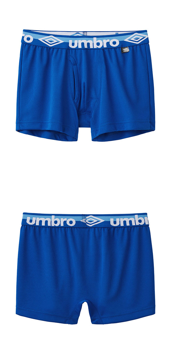 アンブロ UMBRO ボクサーパンツ メンズ ソリッド メッシュ 前あき 吸汗速乾