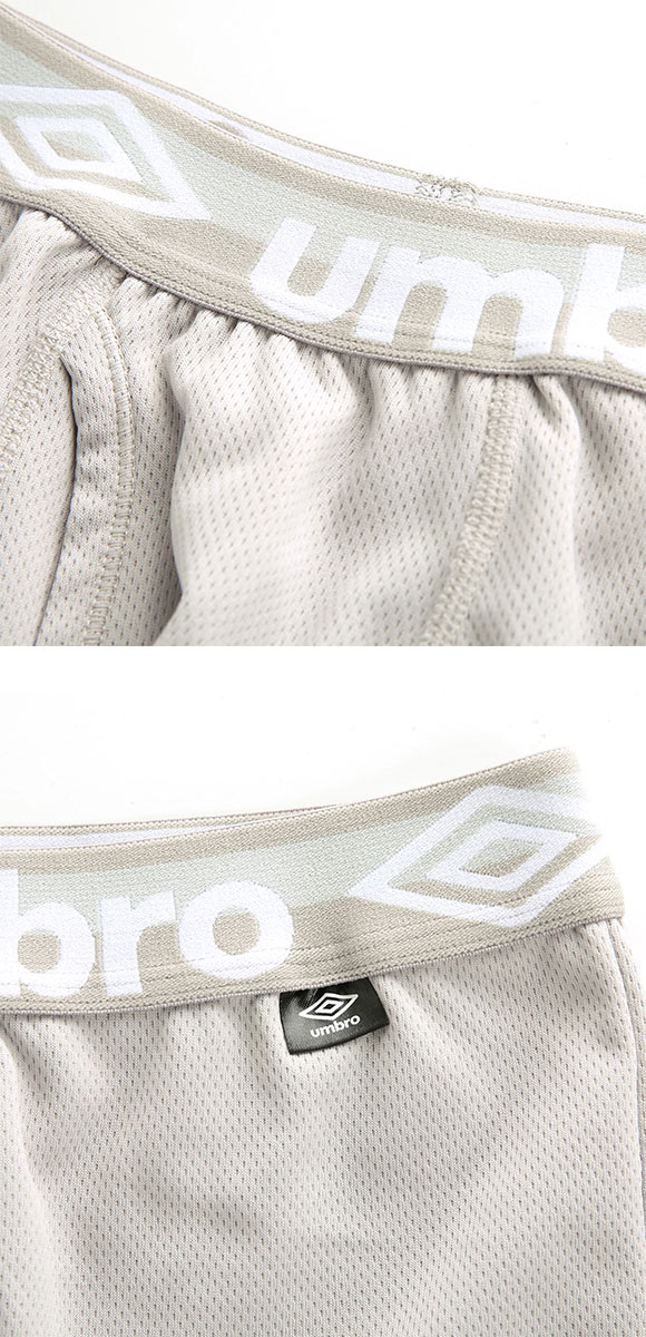 アンブロ UMBRO ボクサーパンツ メンズ ソリッド メッシュ 前あき 吸汗速乾