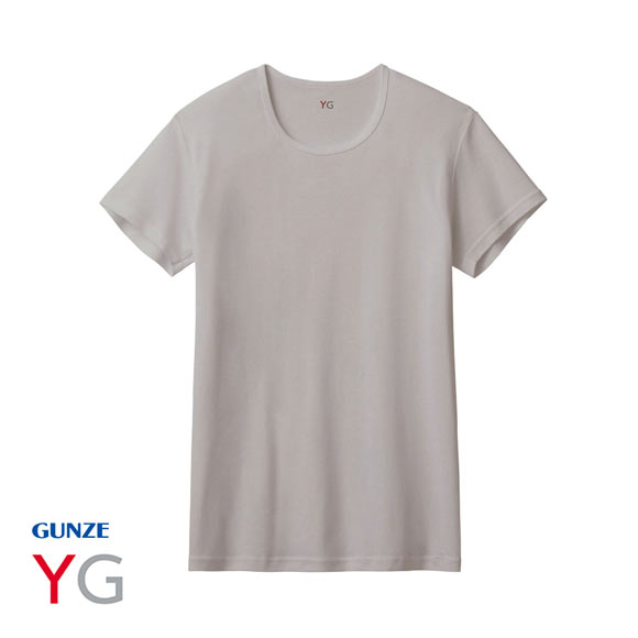 グンゼ GUNZE ワイジー YG ネクストラ NextRA+ DRY∞DEO クルーネック Tシャツ メンズ 半袖 綿100％ 吸汗速乾 汗臭ケア